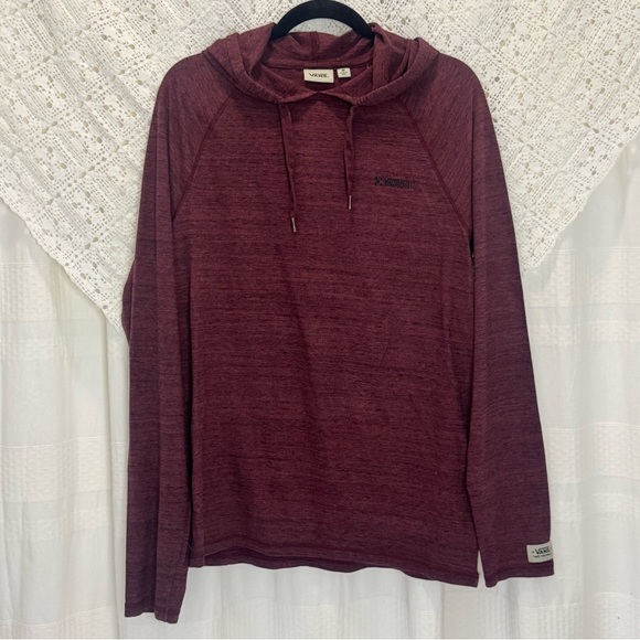Vans Men's Burgundy Hoodie - Picture 1 of 10